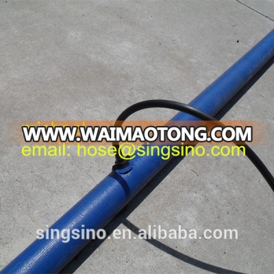 Drip Irrigation Water Hose Pipe / PVC Layflat Hose UV Resistant